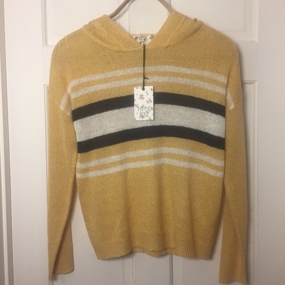 Hippie Rose | Hooded Sweater. Size S - Picture 1 of 7
